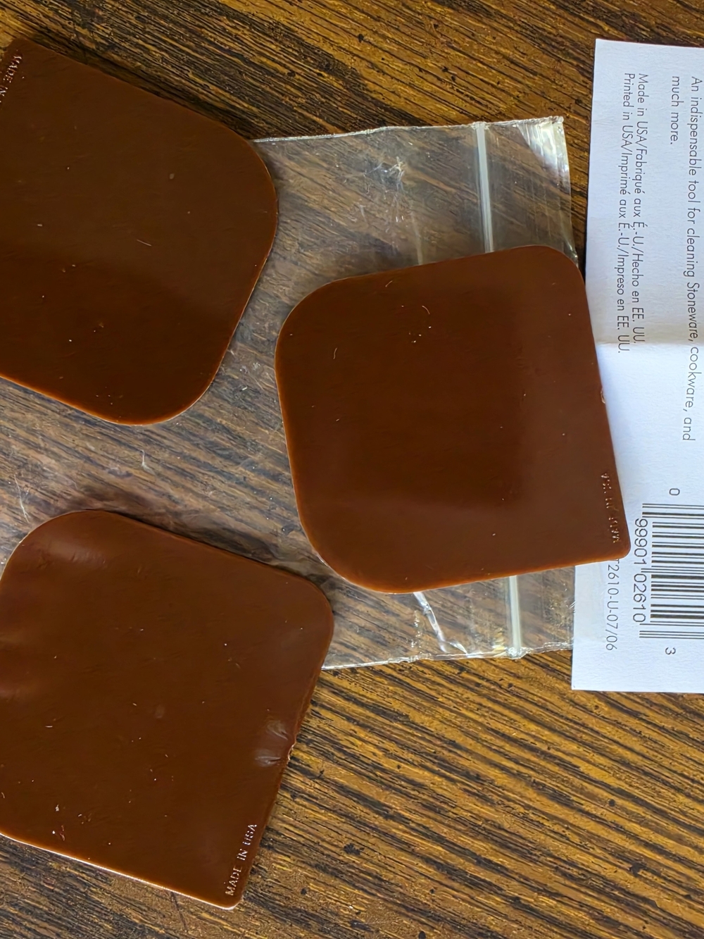 New Pampered Chef Pan Scrapers